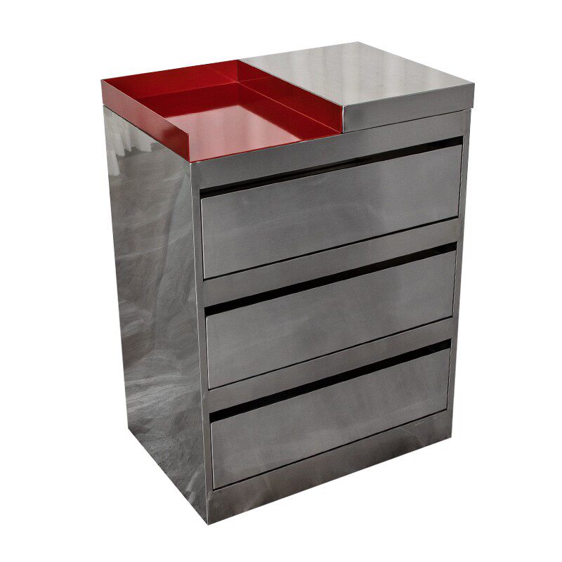 理发店工具柜美发店工具车抽屉式柜子剪发柜不锈钢发廊专用工具台