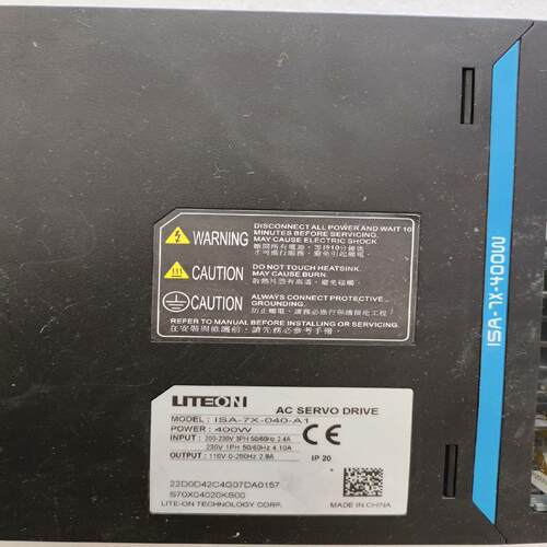 (议价)LITEON光宝伺服电机 400W ISA-7X-040-A