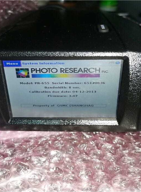 SpectraScan PR-655波长光谱仪/PR-655 光谱色度光度计 辐射度计~