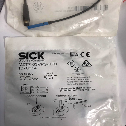 议~西克传感器 MZT7-03VPS-KP0 产品号：10708