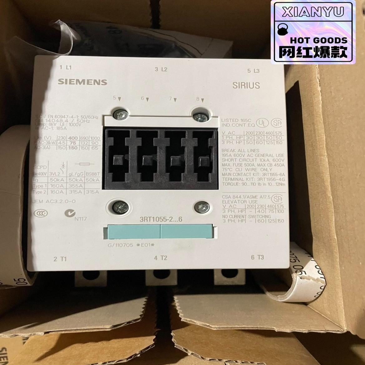 (议价咨询)SI EMENS西门子3RT1055-2AP36功率接触器7