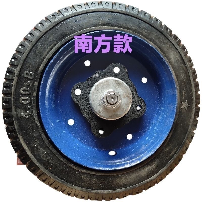 德国进口手扶拖拉机尾轮 旋耕机尾轮 300-8实心胎 400-8实心胎 独
