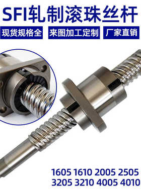 SFV/SFU/BSHR/SFI0 1404  1604 1605 1610 2005 2505滚珠丝杆螺杆