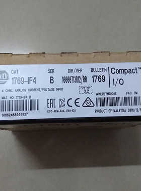 1769-IF4-CC 罗克韦尔 AB CompactLogix 全新 原装 1769IF4CC~议