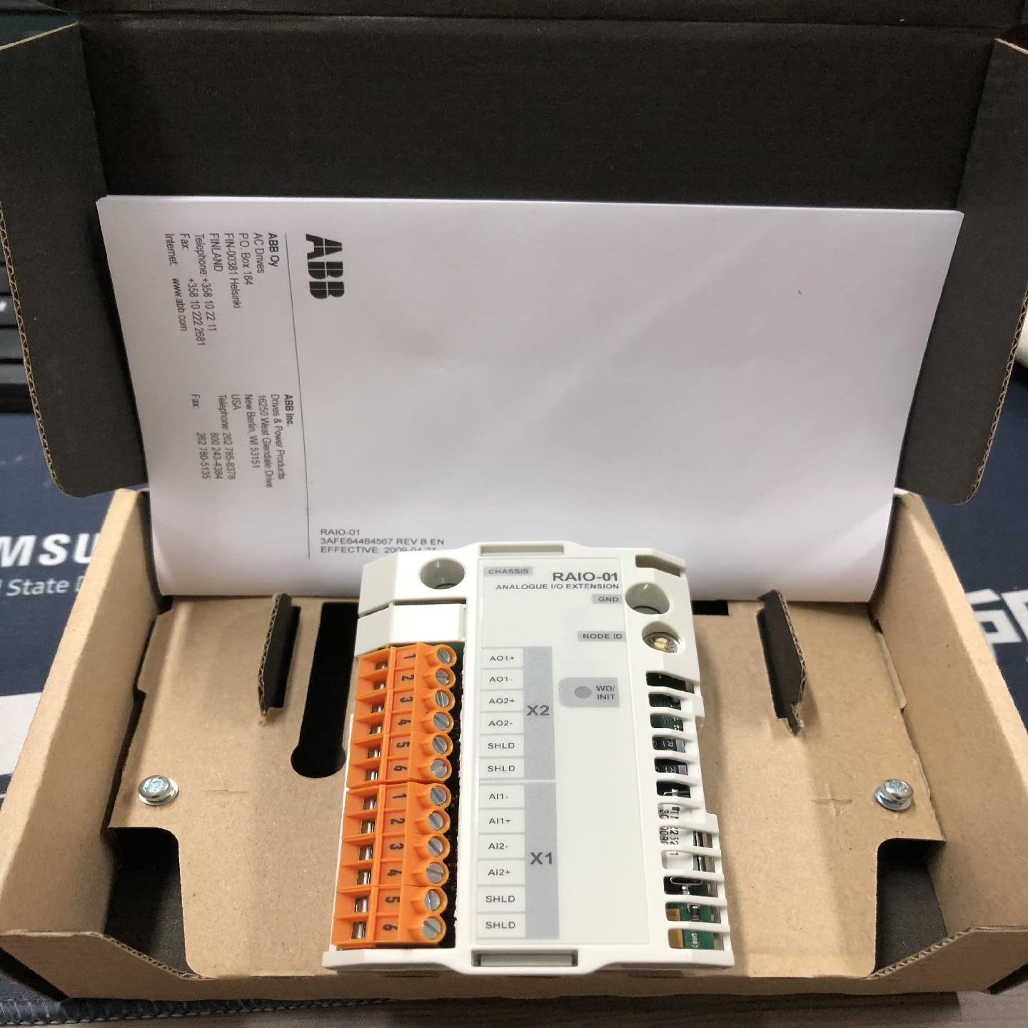 议~ABB模拟器Ⅰ/O扩展板RAIO-01