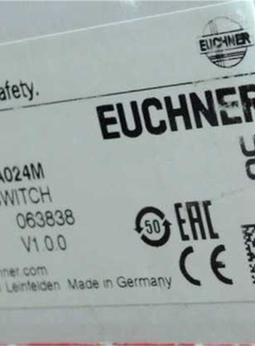 【汇生】Euchner 084135 安士能全新安全开关 TP3-4【议价】
