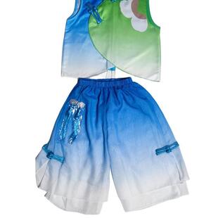 儿童六一演出服装小兰花奖童年的夏夜少儿舞蹈服舞台表演服古典舞