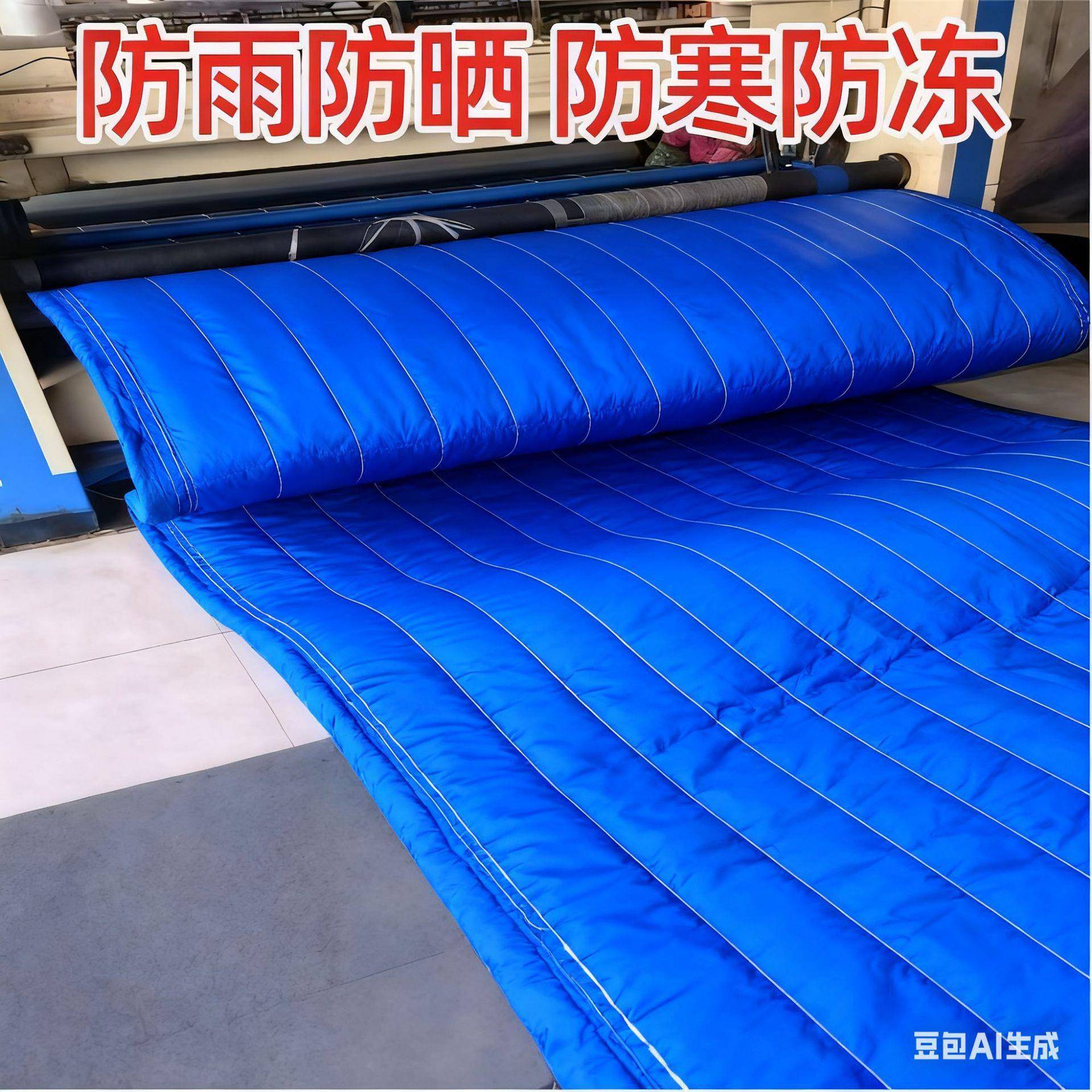 大棚保温加厚棉被防寒米宽大棚防水蔬菜养殖保温棉被保温毯沥青