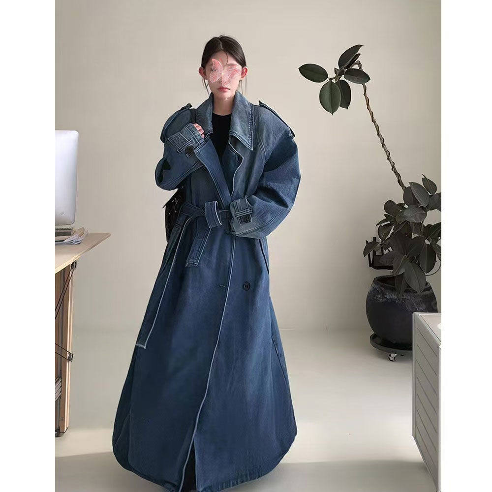 2024冬季新款水洗牛仔风
