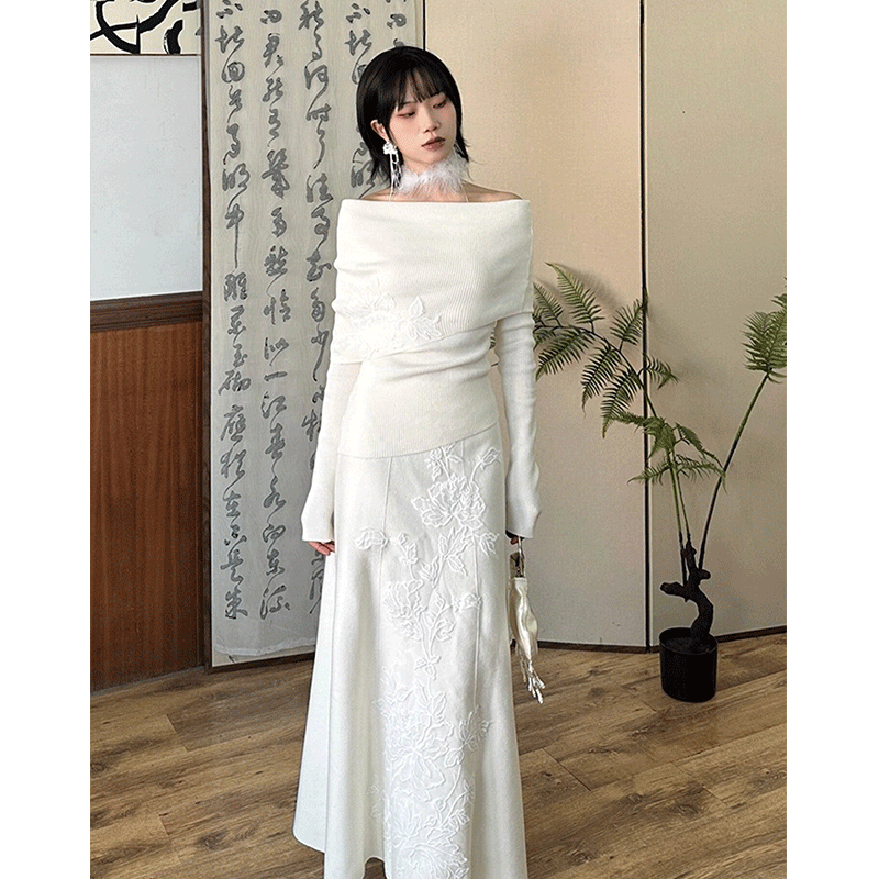 富家千金套装女早春一字