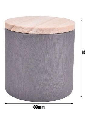 Kitchen Container Vintage Round Canister Tin Teaware Jar