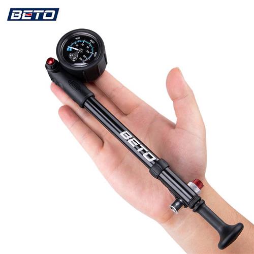 台湾山地车前叉打气筒自行车气叉避震器后胆高压气筒SP003AG