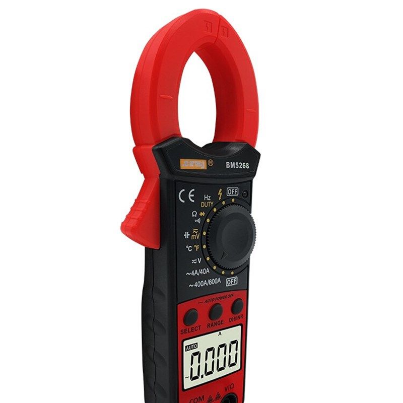 。滨江BM5268电流表电数字数显钳形表容万用电表真有效值自动钳表