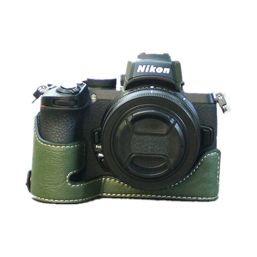 适用尼康Z30 Z6II皮套Z72 ZFC相机包Z5底座D850保护D750半套D800