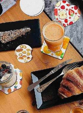 40Pcs Sublimation Coasters Blank Heat Transfer Cup Coaster