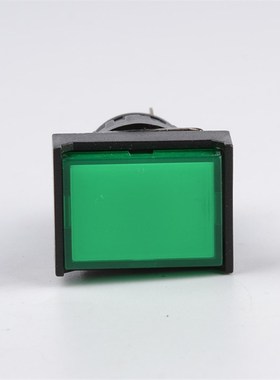 。自复位 带灯 按钮开关 LA42m(B)PDJ-11 钻孔16m 绿色