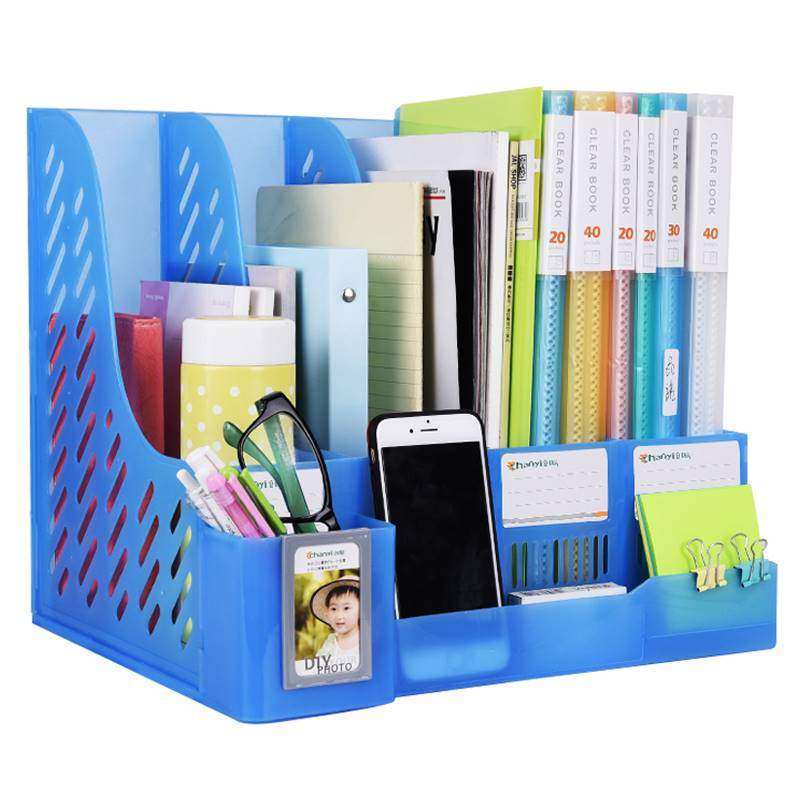 Folder, data rack, multi-functional office file rack, deskt
