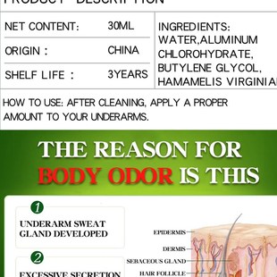 Antiperspirant cleansing water is refreshing and