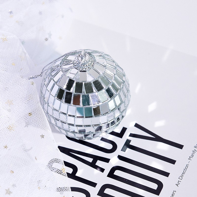 蛋糕装饰摆件玻璃球幻彩球反光球许愿球水晶球球蛋糕插件