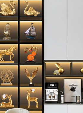 现代客厅酒柜装饰品摆件轻奢高档家居电视柜新中式高端大气上档次