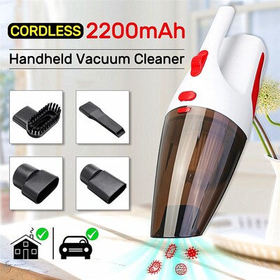 好货Vaccum Cleaner Cordless Super-Suction Handheld Rechargea