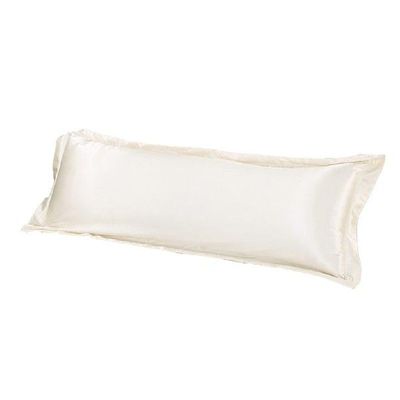 Solid Color Luxury Silk Body Full Long Pillow Pillow Case