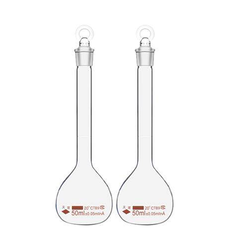 天玻 高硼硅容量瓶透明具塞玻璃容量瓶 10 25 50 100 250 500ml - 封面