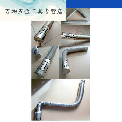 排烟管燃气热水器不锈钢防倒风波纹管弯曲管排气管止回阀直径6厘