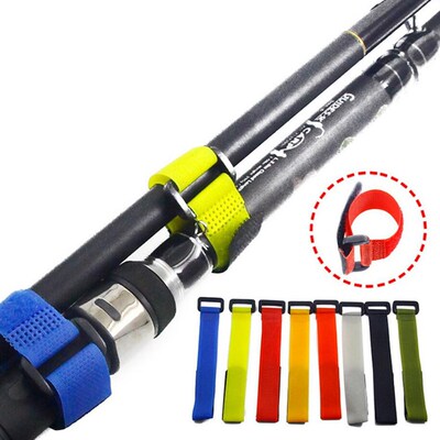 好货5/10/20pcs Outdoor Fishing Rod Tie Holder Fishing Tackle