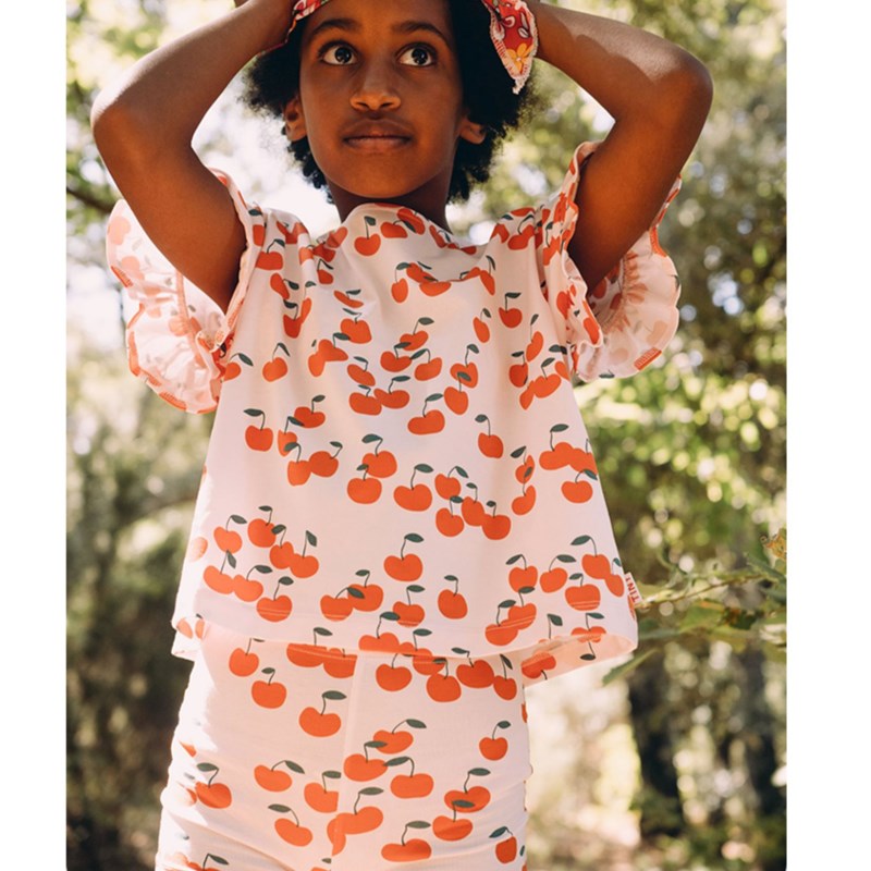 新品Girls Clothes Sets Summer Lapel Shirt+Shorts Short Sleev
