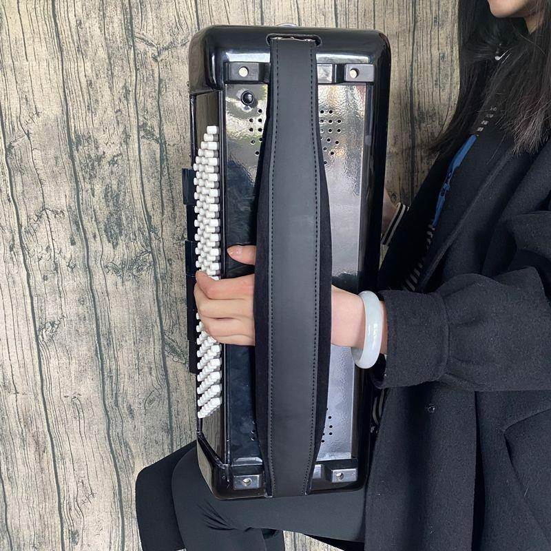 手风琴抱婴袋超宽超软左护腕60贝斯带96/120贝斯鹦鹉百乐金盃通用