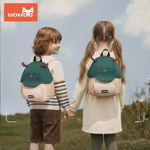 诺狐书包幼儿园女孩宝宝外出旅游男孩儿童小背包女童大班可爱包包