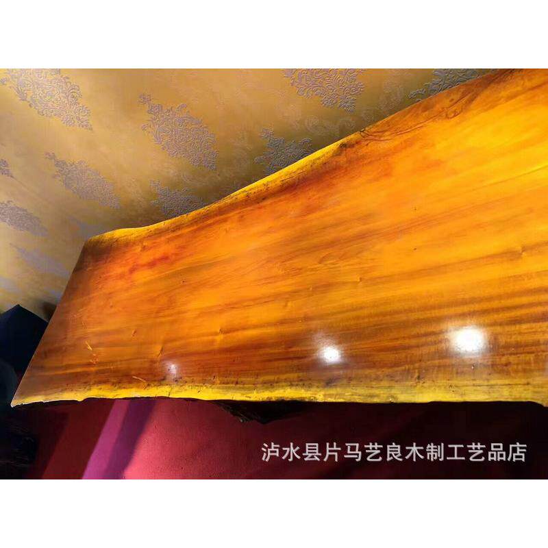 厂家供应金丝楠木大板水波纹大板办公家具台面金丝楠摆件摆饰