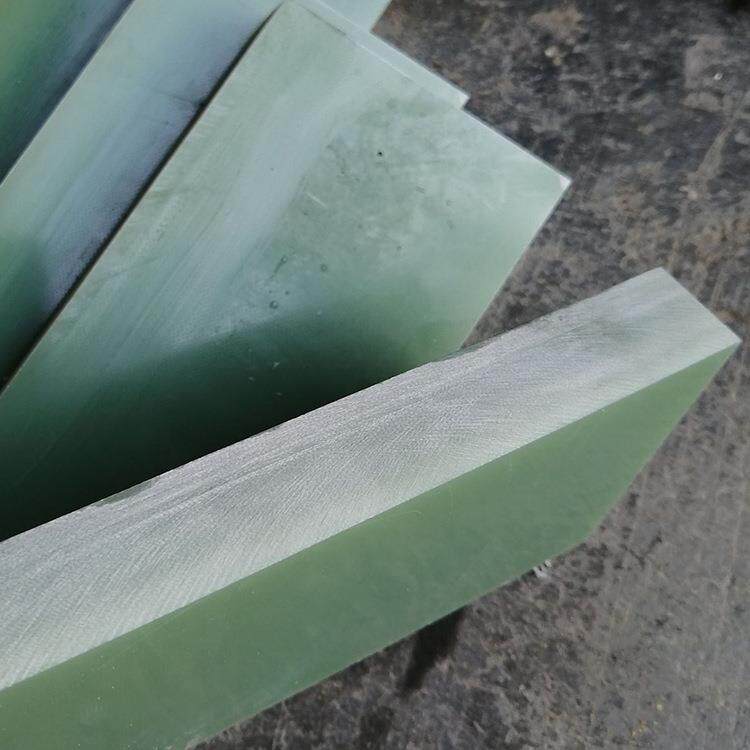 FR-水绿环氧树脂板黄色阻燃绝缘热压机治具环氧板切割加工