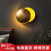 北欧设计师卧室床头灯后现代简约客厅玄关过道走廊背景墙装 饰壁灯