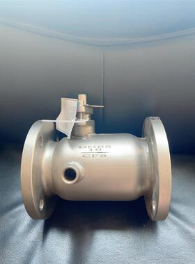 BQ41F-16P铸钢/304不锈钢一体式夹套316L保温高温法兰球阀DN25 50