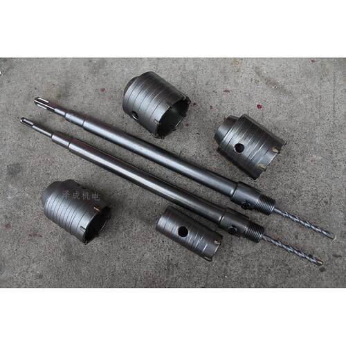 威豹30-80MM墙壁连接杆开孔器 冲击钻电锤用空调扩孔空心穿墙钻头