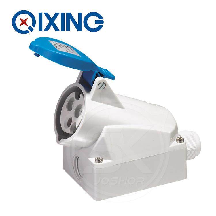 启星3P16A明装工业插座QX101 墙壁固定安装防水插座插头2P+E IP44,搬运/仓储/物流设备,其他起重搬运设备,淘宝优惠券,粉丝福利购,淘宝优惠卷
