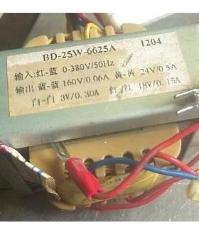 定做对焊机电源变压器 BD－25W 6625A 380V转18V3V24V160V 变压器