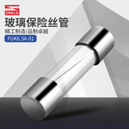 町洋FUK6.3A-01保险管5.2*20玻璃管保险丝熔断器250V6.3A