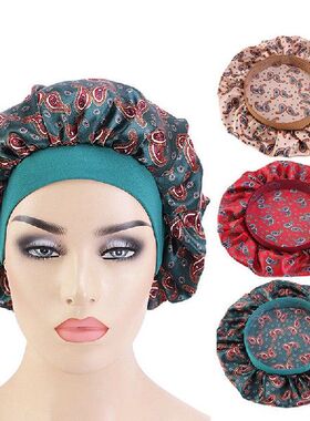 Hair Satin Bonnet For Sleeping Shower Cap Silk Bonnet