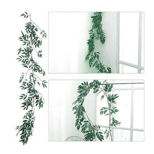 Leaves 极速Beautiful Plant Rattan Artificial Decor