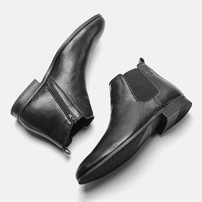 Boots for men Size 39-46 Men Chelsea boots with zipper 2021