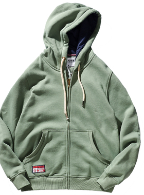 New Men s Sweater Fashion ndy Handsome Zipper Coat Thickene