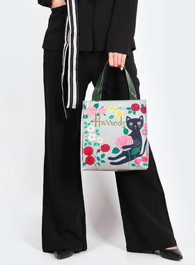 London Style PVC Reusable Shopping Purses Large Eco Friendly