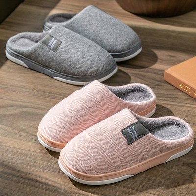 Plus Size House man Warm slippers men Winter for home