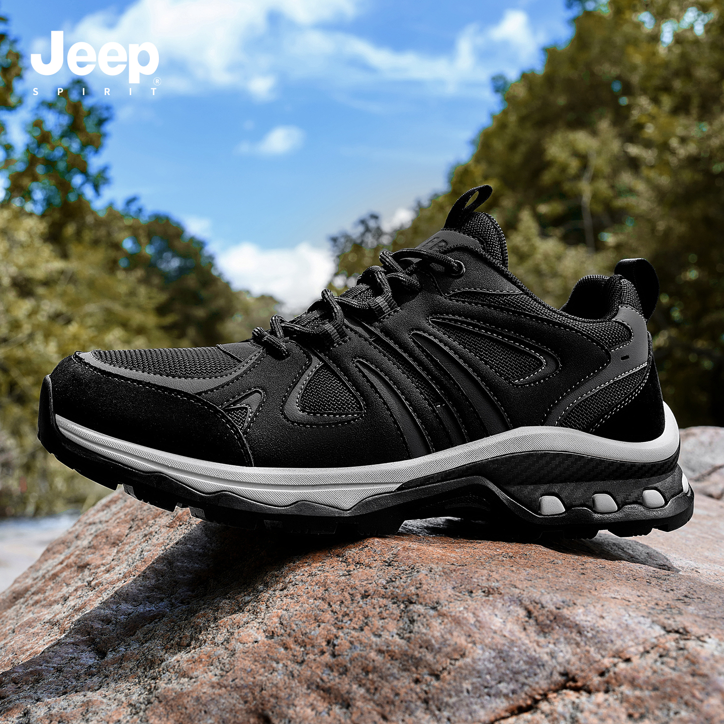 jeepspirit男鞋2025新款登山鞋男