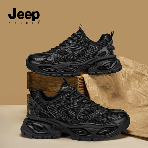 jeepspirit男鞋2025新款老爹鞋男