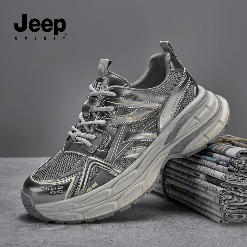 jeepspirit男鞋2025新款老爹鞋男