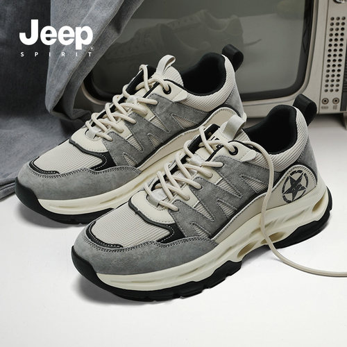 JEEPSPIRIT夏季厚底运动休闲鞋
